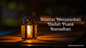 Selamat menjalankan ibadah puasa Ramadan